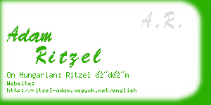 adam ritzel business card